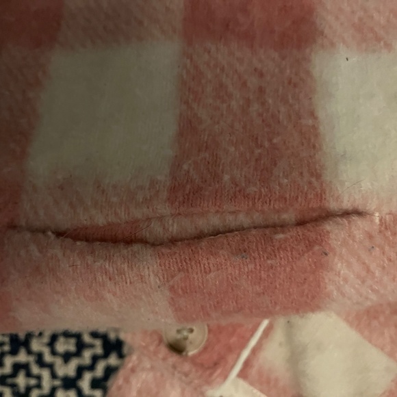 Joe Fresh Jillian Harris Girls Pink & Cream Shacket - Picture 4 of 4